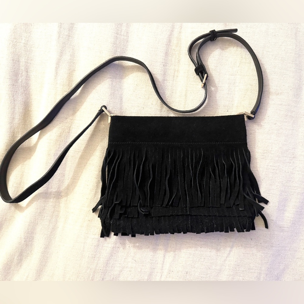 kate spade Black Fringe Crossbody Bag - Picture 4 of 6
